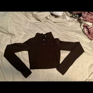 Refine Cropped Zip Balance Athletica